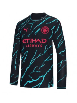 Manchester City Ausweichtrikot 2023-24 Langarm